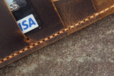 Personalized A5 leather binder notebook organizer