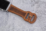 Personalized Apple Watch Leather Band Mens Leather Apple Watch Strap
