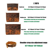 brown leather laptop bag - DMleather