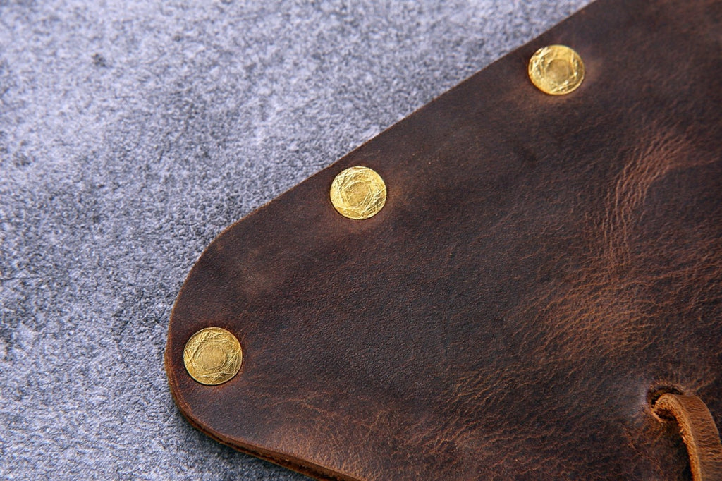 Leaher Axe Head Sheath Protect Cover Leather Hatchet Sheath
