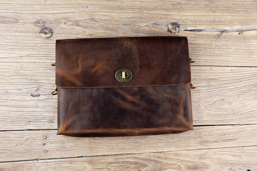 15 inch leather laptop bag - DMleather