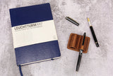Leather pen pencil holder clip for notebook journal