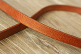 vegetable tanned leather compact camera neck strap