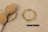 10 PCS Heavy duty solid brass split key rings , 32mm 25mm 20mm split Key Rings for Keychain Car Keys Dog Tag Ring Crafts