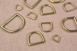 16mm 20mm 25mm 50mm solid brass weld on D ring