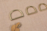 16mm 20mm 25mm 50mm solid brass weld on D ring