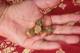 2 PCS Solid Brass Game Dice Set