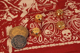 2 PCS Solid Brass Game Dice Set