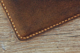 Personalized rustic leather clip board clipboard padfolio