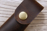 Personalized Leather knife sheath for Swiss Army multitool