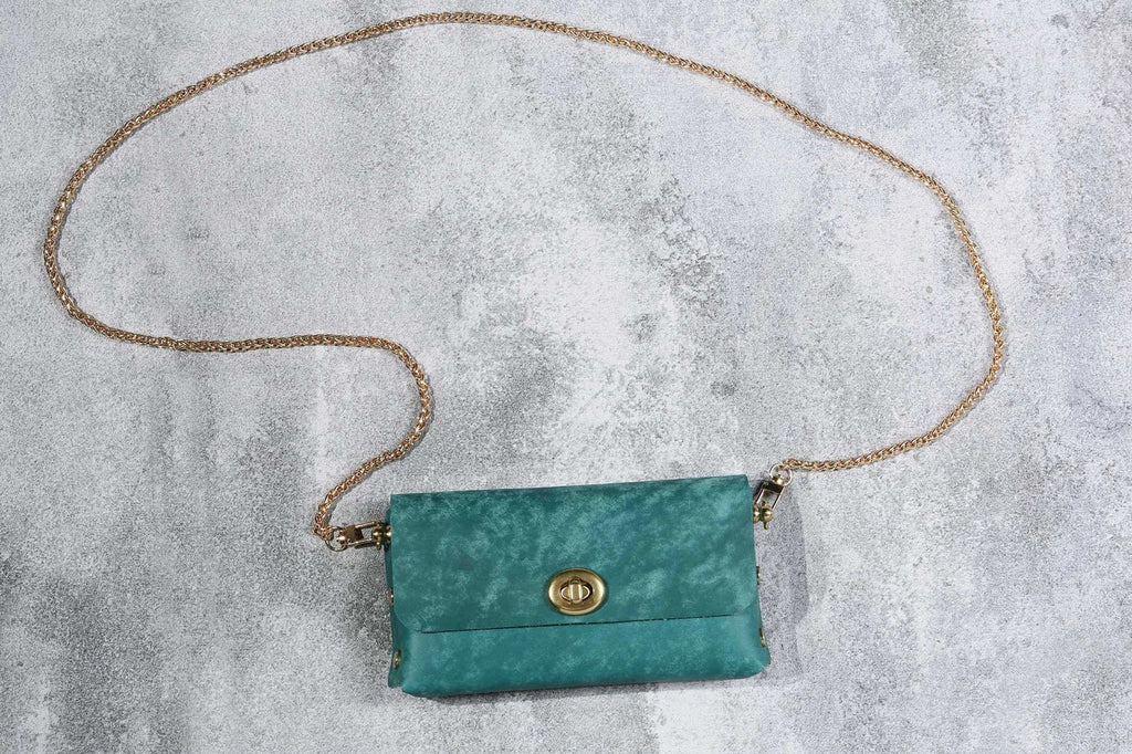 Leather small crossbody phone purse bag for iPhone 13 14 Pro Max