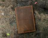 A5 Leather Journal Cover Organizer