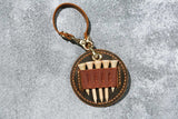 Custom leather golf bag tags personalized golf gifts for men