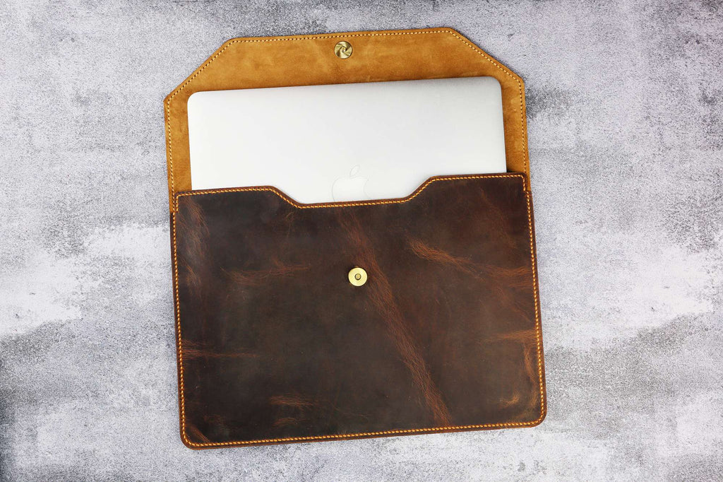 custom macbook case - DMleather