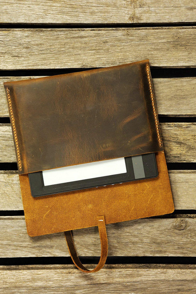Distressed leather 2021 New kindle Fire HD 8/10 cover