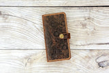Embossing Tooled leather samsung galaxy note 20 10 9 case wallet
