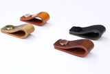 Full Grain Leather drawer pulls brown black leather cabinet pulls