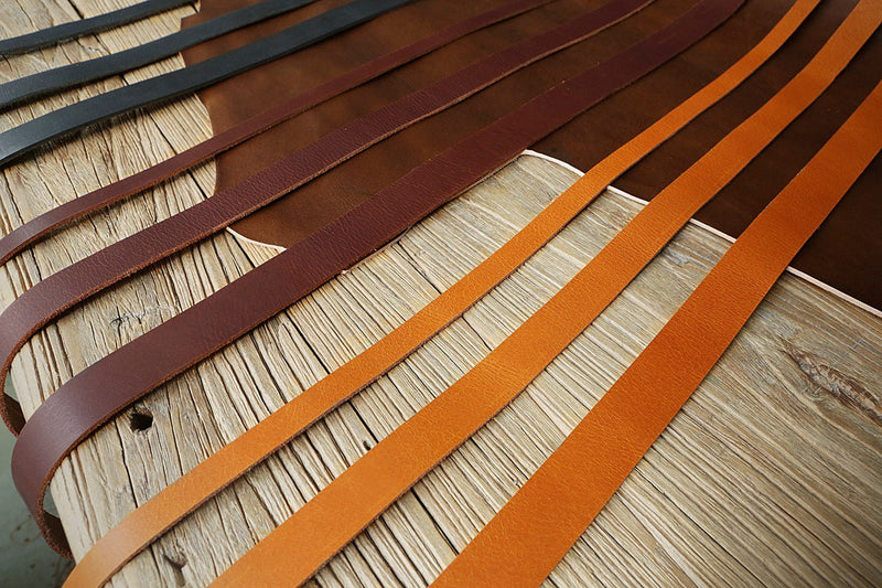 vegetable tanned leather strap