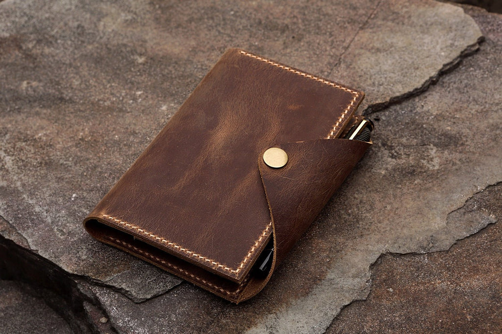 leather moleskine journal cover