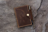 genuine leather cover organizer for rite in the rain top-spiral notebook 3" x 5" 4" x 6"