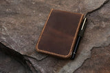 genuine leather notepad cover for rite in the rain top-spiral notebook