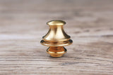 Gold solid brass snap lock closure for bag purse leather craft