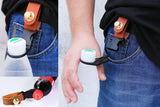 Gold solid brass snap lock closure for bag purse leather craft