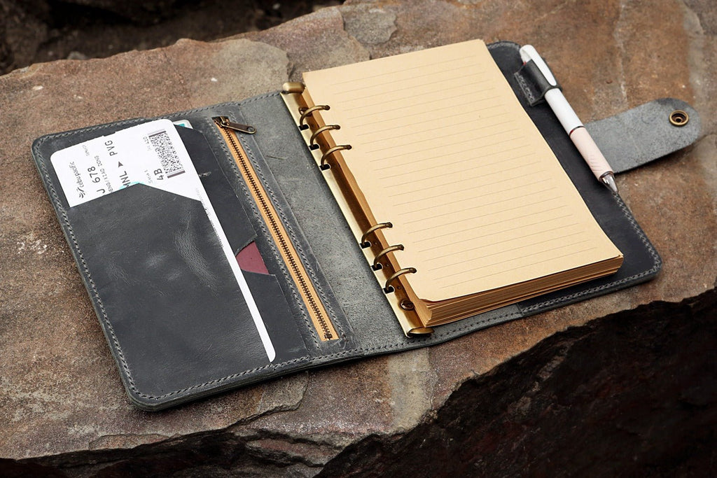 travel journal with pockets