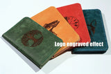 Hand stitching veg tan leather macbook air sleeve case