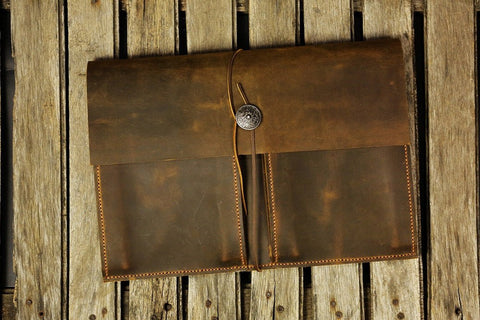 leather macbook organizer