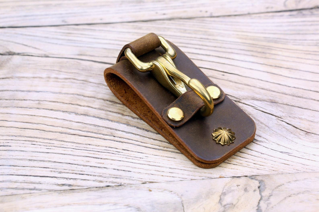 leather belt key holder