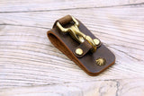 leather belt key holder