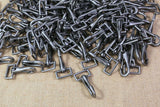 Heavy duty matte black silver brass trigger snap hook
