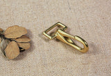 Heavy duty matte black silver brass trigger snap hook