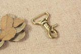 Heavy duty matte black silver solid brass swivel hook