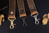 Heavy duty matte black silver solid brass swivel hook