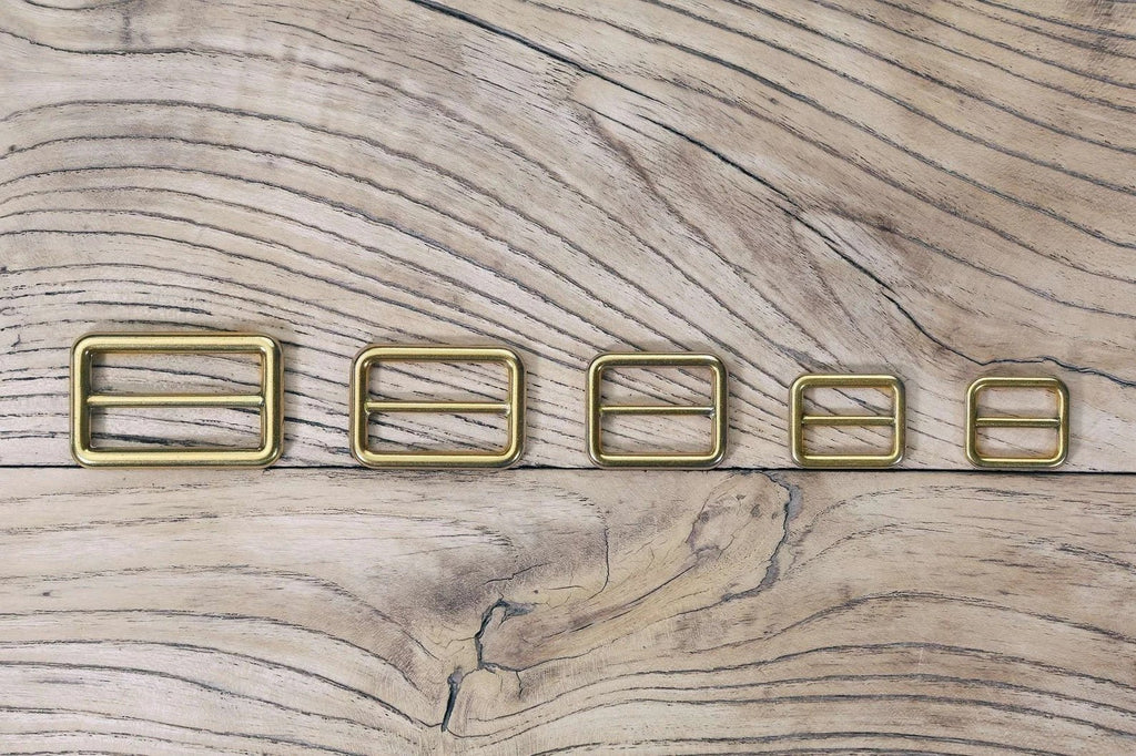 Heavy Duty solid brass slide belt buckle