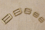 Heavy Duty solid brass slide belt buckle