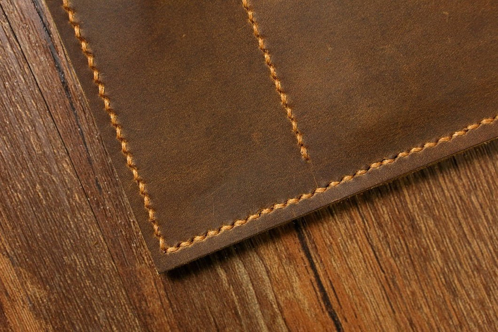 Leather A5 Moleskine Agenda notebook leather cover portfolio