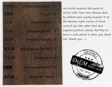 Leather business portfolio custom business folders