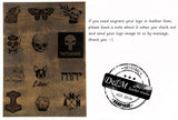 Leather business portfolio custom business folders