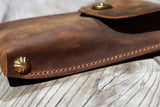 Leather cell phone holster , Phone case with belt loop