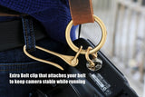 Leather dual double camera harness strap for two camera