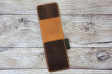 leather flip notebook cover case for Rocketbook Notepad mini size