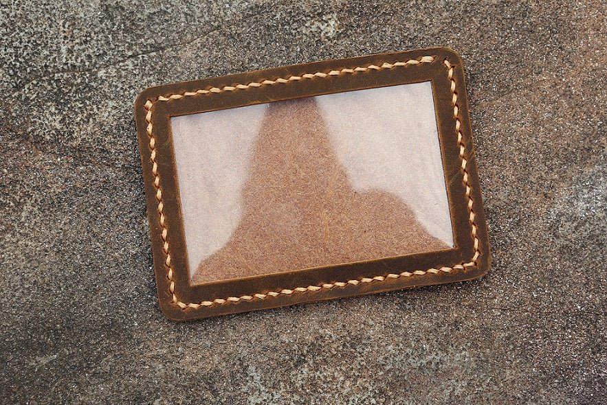 front pocket wallet with ID windows