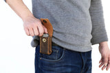 Personalized leather leatherman SURGE WAVE sheath , rustic real leather leatherman belt holster case pouch