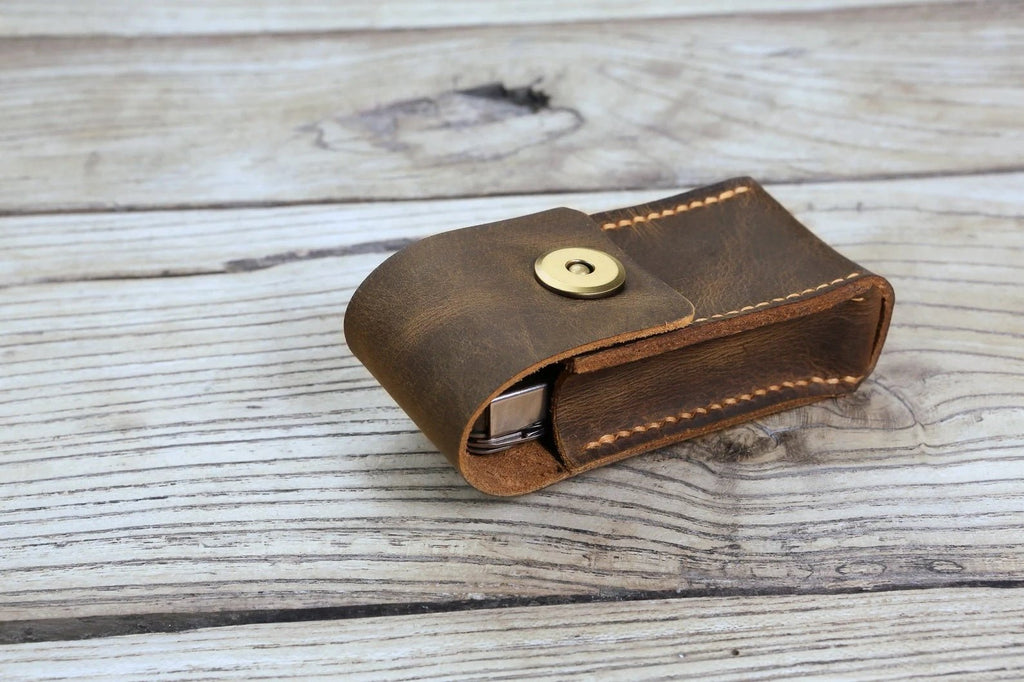 leather leatherman SURGE WAVE sheath , rustic leather leatherman belt holster