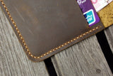 Leather men phone wallet for iPhone 6 7 plus
