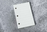leather mini 3 ring binder small mini journal