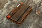 Leather notebook cover for moleskine classic notebook XL size 7.5 x 9.5 inch